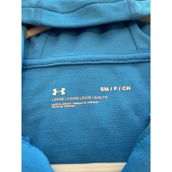Under Armour Hoodie Blue Sleeveless Size S - Picture 7 of 8